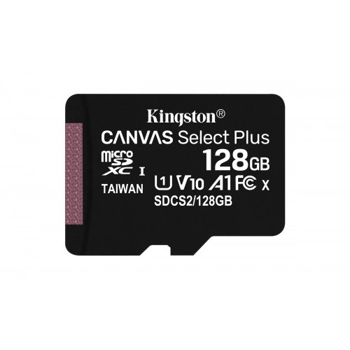 3312-Kingston Technology Canvas Select Plus memoria flash 128 GB MicroSDXC Clase 10 UHS-I