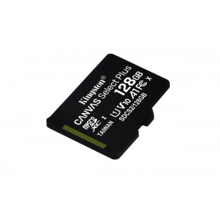 3313-Kingston Technology Canvas Select Plus memoria flash 128 GB MicroSDXC Clase 10 UHS-I