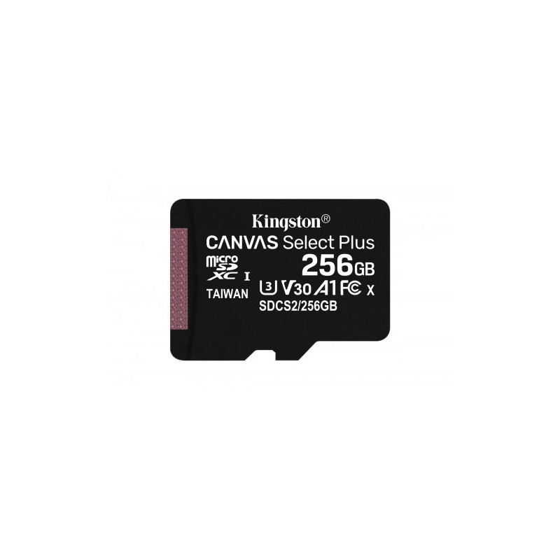 3314-Kingston Technology Canvas Select Plus memoria flash 256 GB MicroSDXC Clase 10 UHS-I