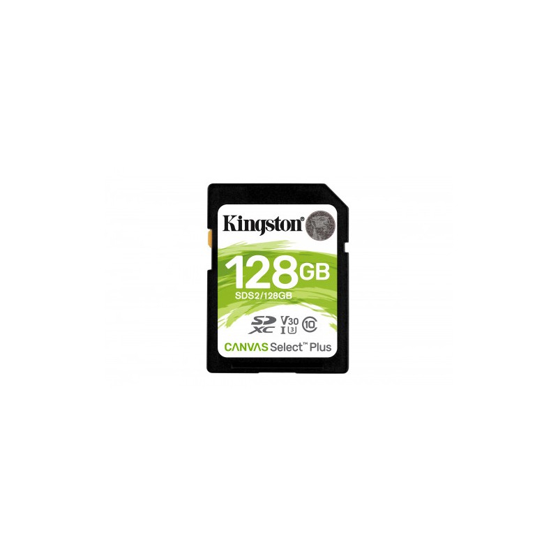 3322-Kingston Technology Canvas Select Plus memoria flash 128 GB SDXC Clase 10 UHS-I