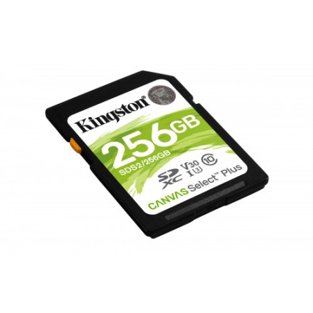 3325-Kingston Technology Canvas Select Plus memoria flash 256 GB SDXC Clase 10 UHS-I