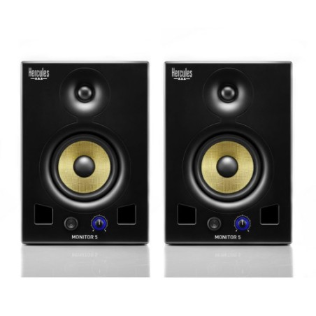 3329-Hercules Monitor 5 De 2 vias Negro Alambrico 80 W