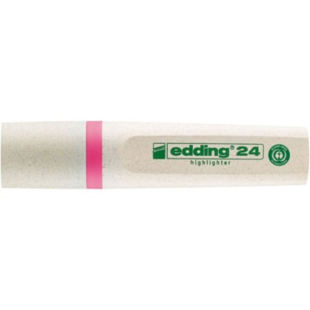 33397-MARCADOR FLUORESCENTE ECOLINE 24 COLOR ROSA EDDING 24-009