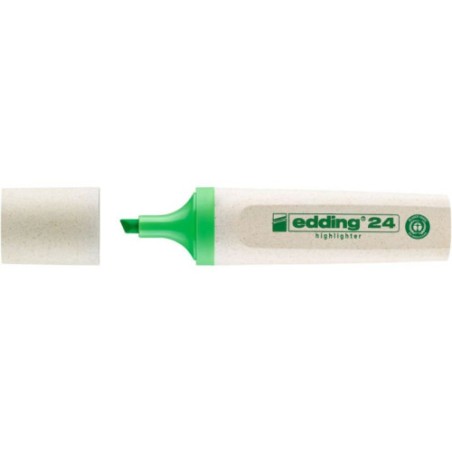 33400-MARCADOR FLUORESCENTE ECOLINE 24 COLOR VERDE CLARO EDDING 24-011