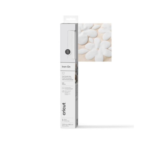 33513-CRICUT PUFF IRON ON BLACK 30X48CM