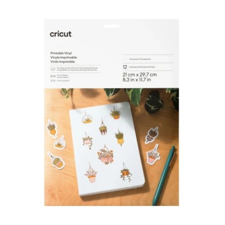 33520-CRICUT PRINTABLE VINYL A4 - 12