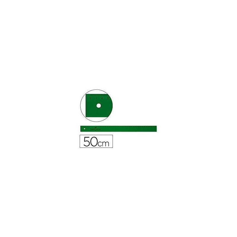 3357-REGLA GRADUADA 50CM VERDE FABER CASTELL 815 3357-REGLA GRADUADA 50CM VERDE FABER CASTELL 815