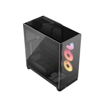33648-Corsair 4500X RS-R ARGB Tempered Glass Mid-Tower, Black Midi Tower Negro