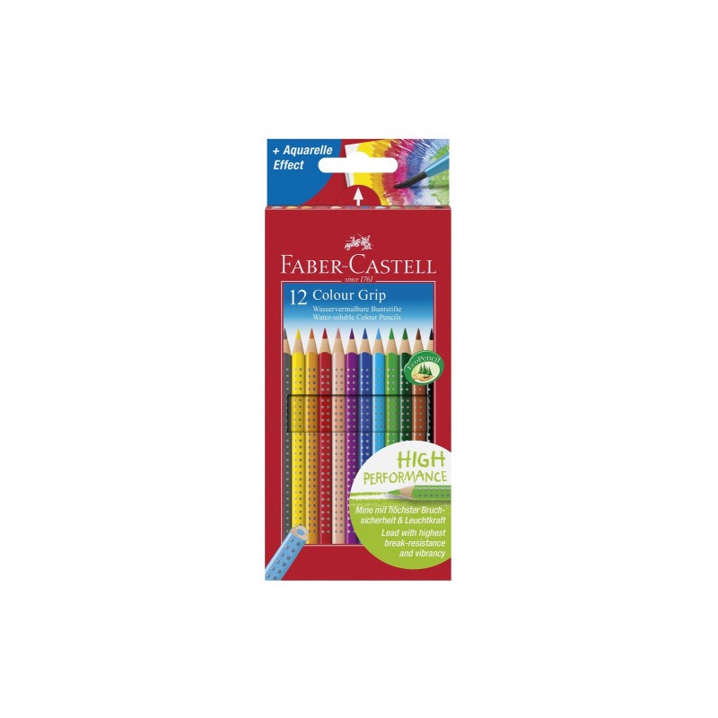 3366-ESTUCHE 12 LAPICES COLOR GRIP FABER CASTELL 112412