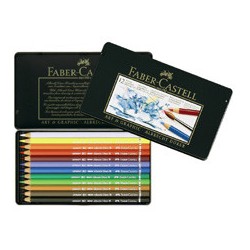 3368-ESTUCHE 12 LAPICES ESCOLARES ACUARELABLES HT-120212 FABER CASTELL 114413