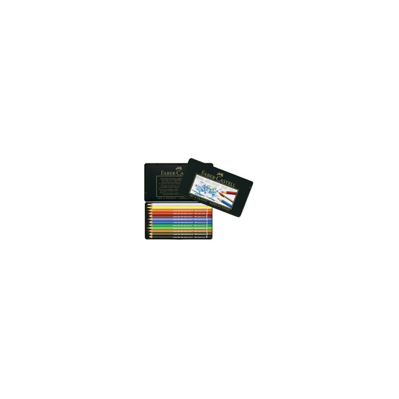 3368-ESTUCHE 12 LAPICES ESCOLARES ACUARELABLES HT-120212 FABER CASTELL 114413