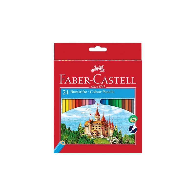 3374-ESTUCHE 24 LAPICES COLORES HEXAGONALES HT FABER CASTELL 120124 3374-ESTUCHE 24 LAPICES COLORES HEXAGONALES HT FABER CASTELL 120124