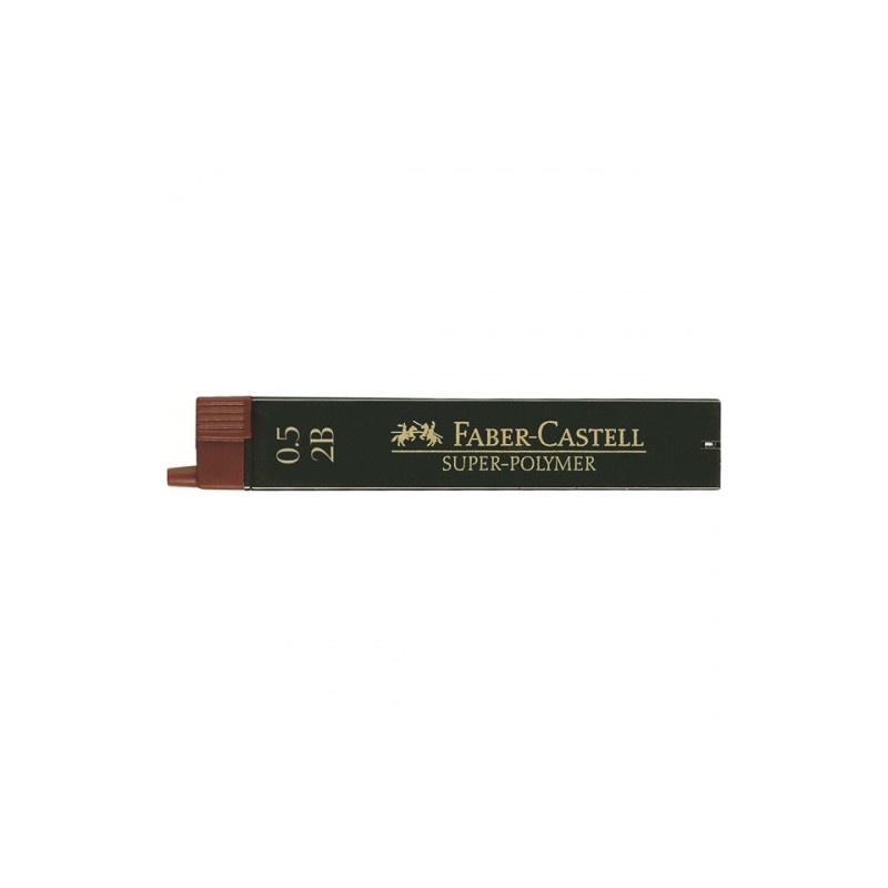 3377-ESTUCHE 12 MINAS 0.5MM SUPER POLIMERAS 2B FABER CASTELL 120502 3377-ESTUCHE 12 MINAS 0.5MM SUPER POLIMERAS 2B FABER CASTELL 120502