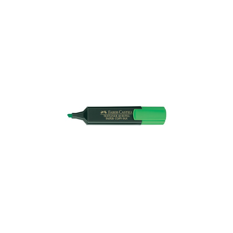 3398-MARCADOR FLUOR TEXTLINER VERDE FABER CASTELL 154863 3398-MARCADOR FLUOR TEXTLINER VERDE FABER CASTELL 154863
