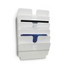3407-DISPENSADOR PARED FLEXIPLUS 6 COMPARTIMENTOS A4 HORIZONZAL BLANCO DURABLE 1700014011