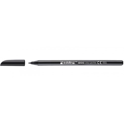 3412-ROTULADOR PUNTA FINA 1200 NEGRO EDDING 1200-01