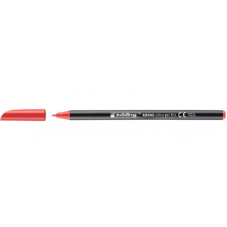 3413-ROTULADOR PUNTA FINA 1200 ROJO EDDING 1200-02