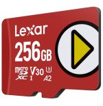 34130-Lexar LMSPLAY256G-BNSNG memoria flash 256 GB MicroSDXC UHS-I Clase 10