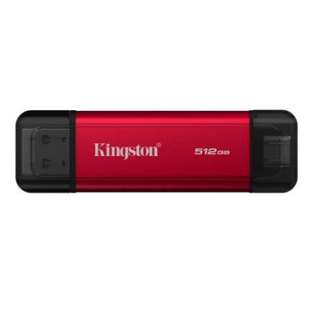 34273-Kingston Technology 512GB Dual USB-A/C Portable SSD, Up to 1050MB/s USB 3.2 Gen 2