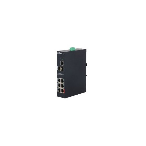 34325-(DH-HS4208-4GT-90) DAHUA SWITCH INDUSTRIAL 8 PUERTOS, 4 PUERTOS POE, MANAGED