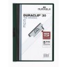 3436-DOSSIER CON CLIP 30 H A4 VERDE DURABLE 2200-32