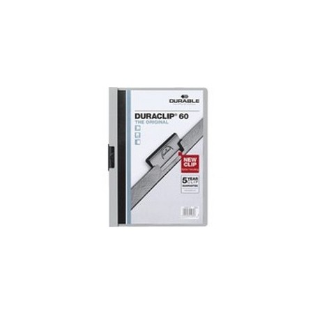 3438-DOSSIER CON CLIP 60 H A4 NEGRO DURABLE 2209-01
