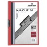 3439-DOSSIER CON CLIP 60 H A4 ROJO DURABLE 2209-03