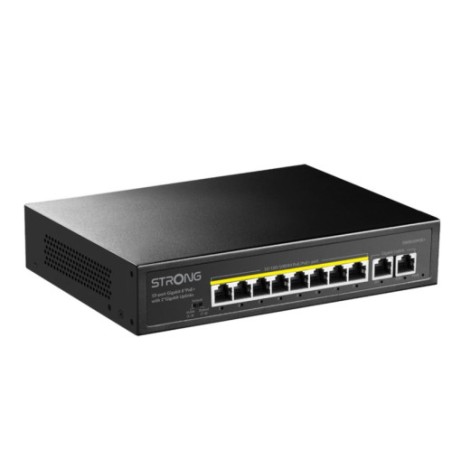 34407-STRONG SWITCH 8 POE CON 2 ENLACES ASCENDENTES ETHERNET
