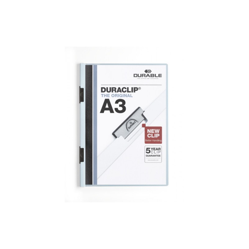 3441-DOSSIER CON CLIP 60 H A3 AZUL DURABLE 2218-06 3441-DOSSIER CON CLIP 60 H A3 AZUL DURABLE 2218-06