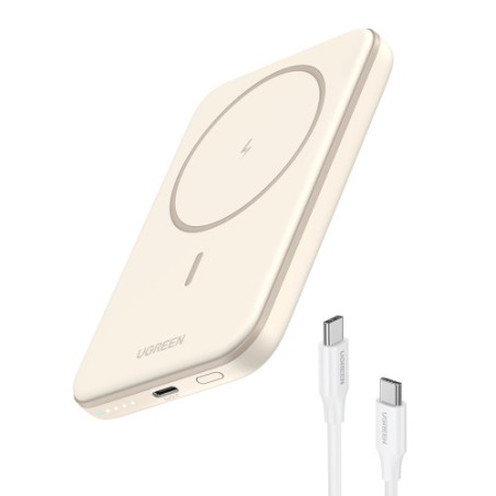 34545-Ugreen 25207 bateria externa 5000 mAh Cargador inalambrico Negro