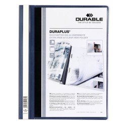 3462-DOSSIER FASTENER DURAPLUS A4 PVC AZUL OSCURO DURABLE 2579-07