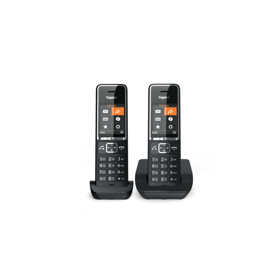 34636-Gigaset COMFORT 550 duo Telefono analogico Identificador de llamadas Negro
