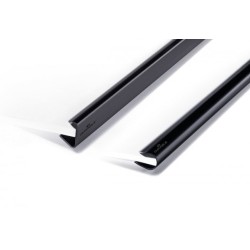 3466-CAJA 25 LOMERAS DE PLASTICO A4 DE 12 MM NEGRO DURABLE 2912-01