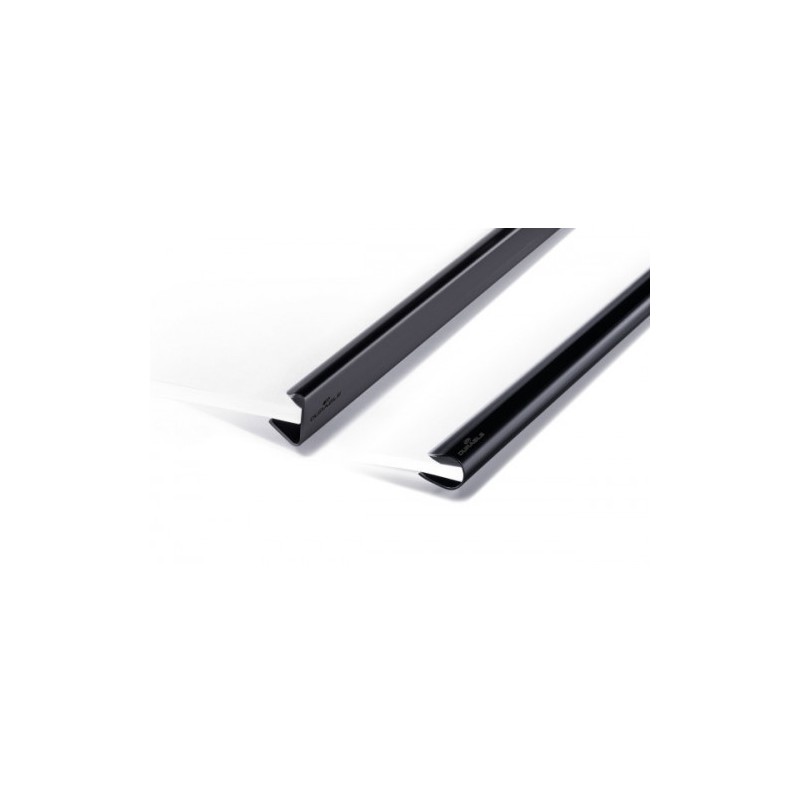 3466-CAJA 25 LOMERAS DE PLASTICO A4 DE 12 MM NEGRO DURABLE 2912-01