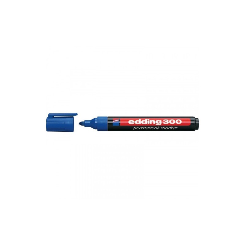 3474-MARCADOR PERMANENTE PUNTA REDONDA 1.5-3MM 300 AZUL EDDING 300-03