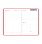 34743-AGENDA 2026 MINIMAL A5 15X21CM DIA PAGINA COLOR ROJO OXFORD 400201724