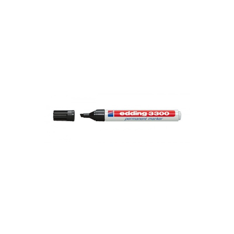 3477-MARCADOR PERMANENTE PUNTA BISELADA 1-5MM 3300 NEGRO EDDING 3300-01 3477-MARCADOR PERMANENTE PUNTA BISELADA 1-5MM 3300 NEGRO EDDING 3300-01