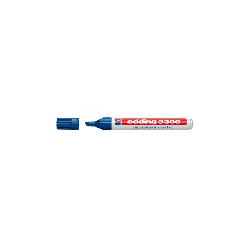 3479-MARCADOR PERMANENTE PUNTA BISELADA 1-5MM 3300 AZUL EDDING 3300-03