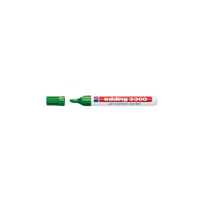 3480-MARCADOR PERMANENTE PUNTA BISELADA 1-5MM 3300 VERDE EDDING 3300-04 3480-MARCADOR PERMANENTE PUNTA BISELADA 1-5MM 3300 VERDE EDDING 3300-04