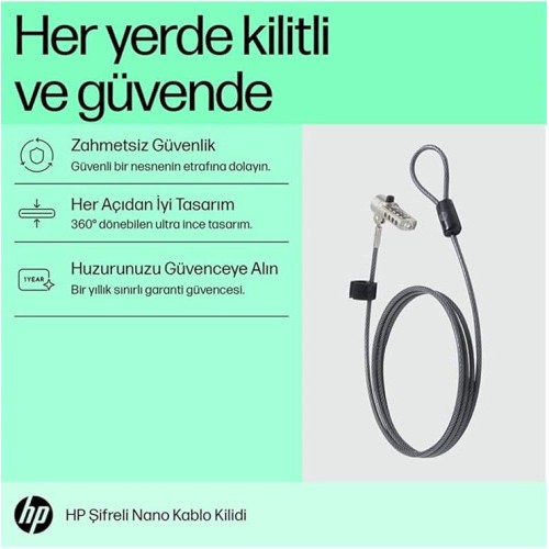 34835-HP Bloqueo de cable con combinacion Nano