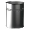 3484-PAPELERA METALICA DE 15L SEMIPERFORADA COLOR PLATA DURABLE 3300-23