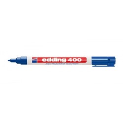 3490-MARCADOR PERMANENTE BOLSILLO PUNTA REDONDA AZUL EDDING 400-03