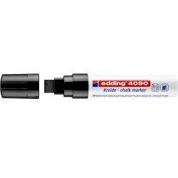 3491-MARCADOR TIZA LIQUIDA GRUESO 4090 NEGRO EDDING 4090-001