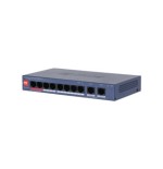 34915-(DH-CS4010-8GT-110-V2) DAHUA SWITCH 10 PUERTOS CLOUD MANAGED GIGABIT, 8 PUERTOS POE, 110W, HI-POE, L2