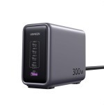 34917-Ugreen 90903B cargador de dispositivo movil Universal Negro, Gris Corriente alterna Carga rapida Interior