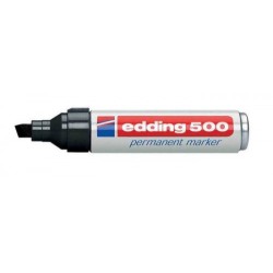 3504-MARCADOR PERMANENTE PUNTA BISELADA 2-7MM 500 NEGRO EDDING 500-01