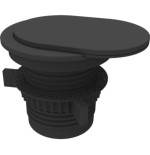 35079-TOMA CARGA + USB A/C DIAMETRO 60/80 CM NEGRO FELLOWES 100137177