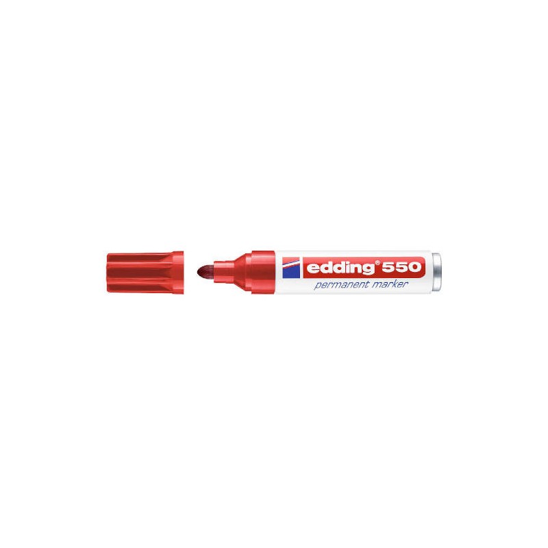3508-MARCADOR PERMANENTE PUNTA REDONDA 3-4MM 550 ROJO EDDING 550-02 3508-MARCADOR PERMANENTE PUNTA REDONDA 3-4MM 550 ROJO EDDING 550-02