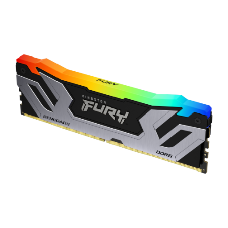 35106-MEMORIA KINGSTON 24GB 8400MT/S DDR5 CL40 CUDIMM FURY RENEGADE RGB SILVER XMP - KF584CU40RSA-24
