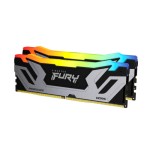 35107-MEMORIA KINGSTON 48GB 8400MT/S DDR5 CL40 CUDIMM (KIT OF 2) FURY RENEGADE RGB SILVER XMP - KF584CU40RSAK2-48